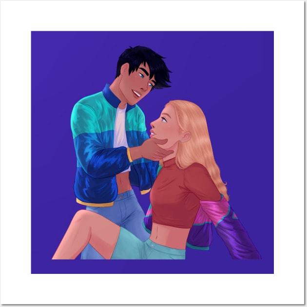 90's Percabeth Wall Art by ColonelBaconBits